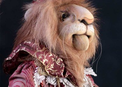 leopold the lion doll - cloth magic featured