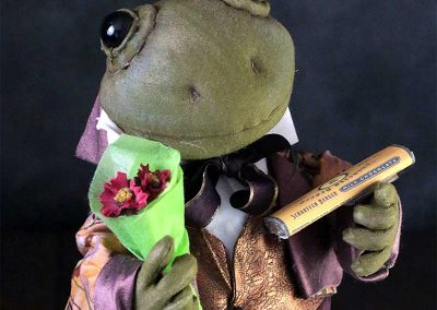 courting frog - cloth magic